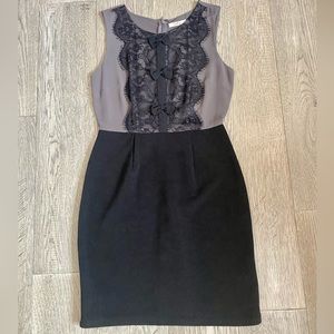 Sleeveless Darling dress with lace overlay. Size S, Worn once. Perfect condition